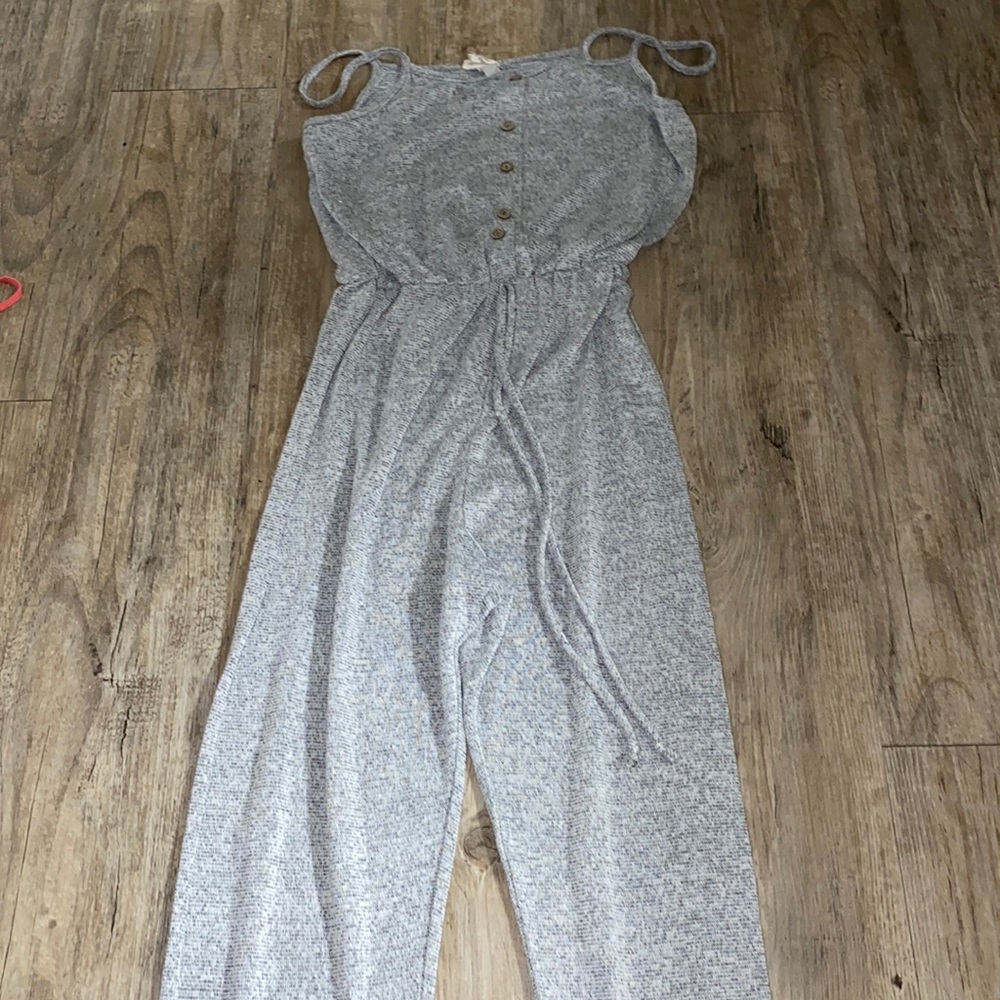 Cute grey jump suit